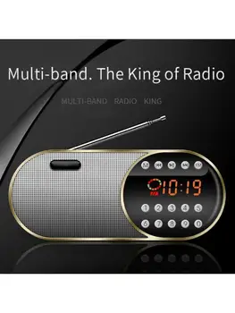 Fm Radio Rechargeable Walkman with Plug-in Card Home Led Digital Display Radio girls love
Fm Radio Rechargeable Walkman with Plug-in Card Home Led Digital Display Radio girls love