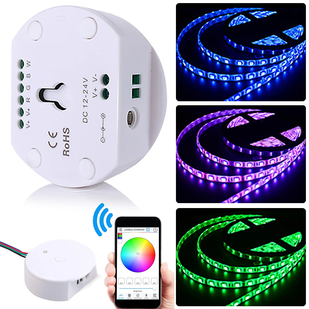 DC12-24V RGB RGBW UFO Bluetooth 16 Million Colors IOS Android LED Controller Timing Function Group Control Music Mode
DC12-24V RGB RGBW UFO Bluetooth 16 Million Colors IOS Android LED Controller Timing Function Group Control Music Mode