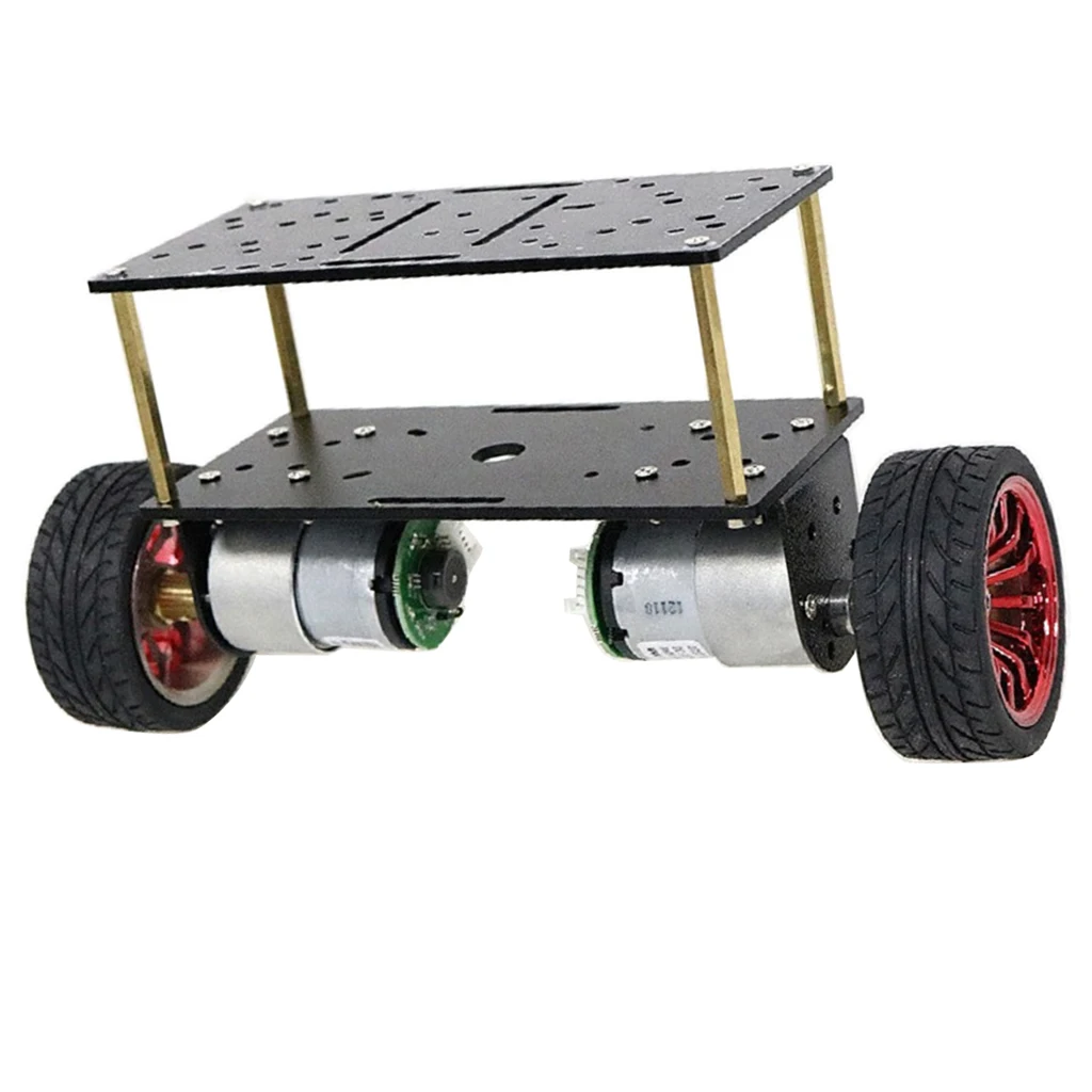 DC 12V Motor Double-deck 2-Wheeled Smart Robot Balancing Vehicle Chassis DC 12V Motor Double-deck 2-Wheeled Smart Robot Balancing Vehicle Chassis