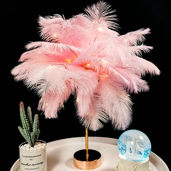 Girl LED Wedding Decorative Lights Birthday DIY Creative Feather Table Lamp Warm White Light Tree Feather Lampshade Pink White
Girl LED Wedding Decorative Lights Birthday DIY Creative Feather Table Lamp Warm White Light Tree Feather Lampshade Pink White