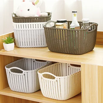 Plastic Storage Basket Sundries Storage Frame Desktop Snack Storage Box Rectangular Storage Basket Kitchen Tidy Basket
Plastic Storage Basket Sundries Storage Frame Desktop Snack Storage Box Rectangular Storage Basket Kitchen Tidy Basket