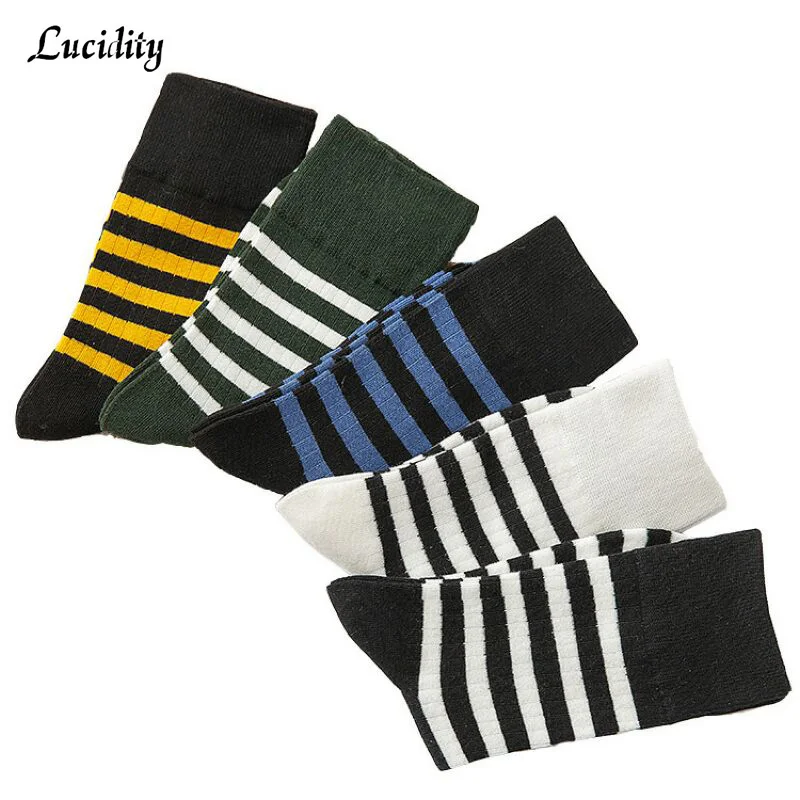 Pile Of Cotton Socks Female Long Tube Fashion Striped Women's Socks Casual Breathable Socks Lady 5pairs/lot =10pieces
Pile Of Cotton Socks Female Long Tube Fashion Striped Women's Socks Casual Breathable Socks Lady 5pairs/lot =10pieces