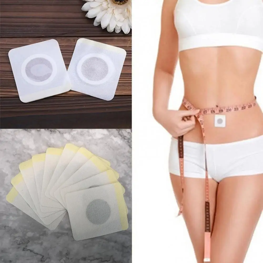 10Pcs/Set Slimming Product Navel Sticker Detox Fat Burning Weight Loss Magnetic Adhesive Patch No Pain | Красота и здоровье