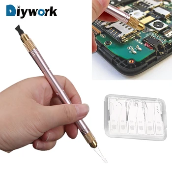 DIYWORK 27 in1 BGA Maintenance Knife For iPhone CPU NAND CHIP IC Remove Glue Disassemble Rework Blade Repair Tool
DIYWORK 27 in1 BGA Maintenance Knife For iPhone CPU NAND CHIP IC Remove Glue Disassemble Rework Blade Repair Tool