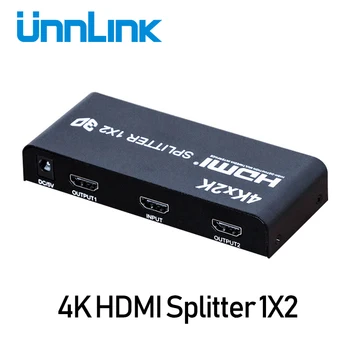 Unnlink HDMI Splitter 1x2 HDMI 1.4 UHD4K@30Hz 1080P@60Hz 3D 1 Input 2 Output for LED TV Monitor XBOX 360 PS3 PS4 projector
Unnlink HDMI Splitter 1x2 HDMI 1.4 UHD4K@30Hz 1080P@60Hz 3D 1 Input 2 Output for LED TV Monitor XBOX 360 PS3 PS4 projector