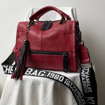 2020 New Retro High Quality PU Leather Shoulder Bag For Women Fashion Women Handbag Fashion Tassel Women's Crossbody Bags
2020 New Retro High Quality PU Leather Shoulder Bag For Women Fashion Women Handbag Fashion Tassel Women's Crossbody Bags
