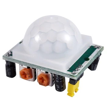 HC SR501 Human body electronic module detection sensor infrared pyroelectric microcontroller projects
HC SR501 Human body electronic module detection sensor infrared pyroelectric microcontroller projects