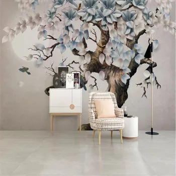 Custom large 3D wallpaper mural Nordic style modern relief three-dimensional scenery rich tree background wall
Custom large 3D wallpaper mural Nordic style modern relief three-dimensional scenery rich tree background wall