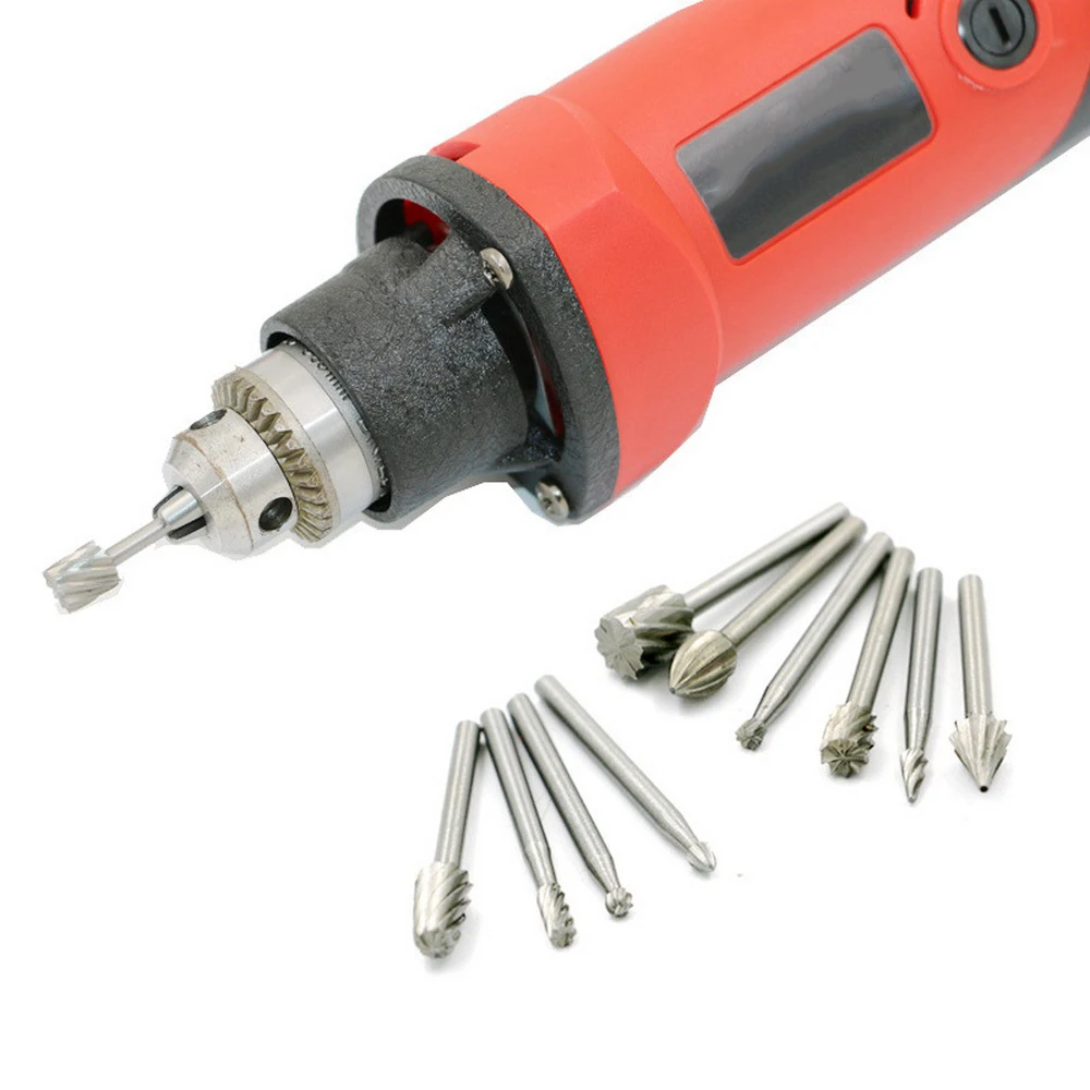 Milling Cutter End Mill 10 Sets 3mm Milling Cutter High Speed Steel Coating Rotary File Woodworking Tungsten Steel Cutting Tool
Milling Cutter End Mill 10 Sets 3mm Milling Cutter High Speed Steel Coating Rotary File Woodworking Tungsten Steel Cutting Tool