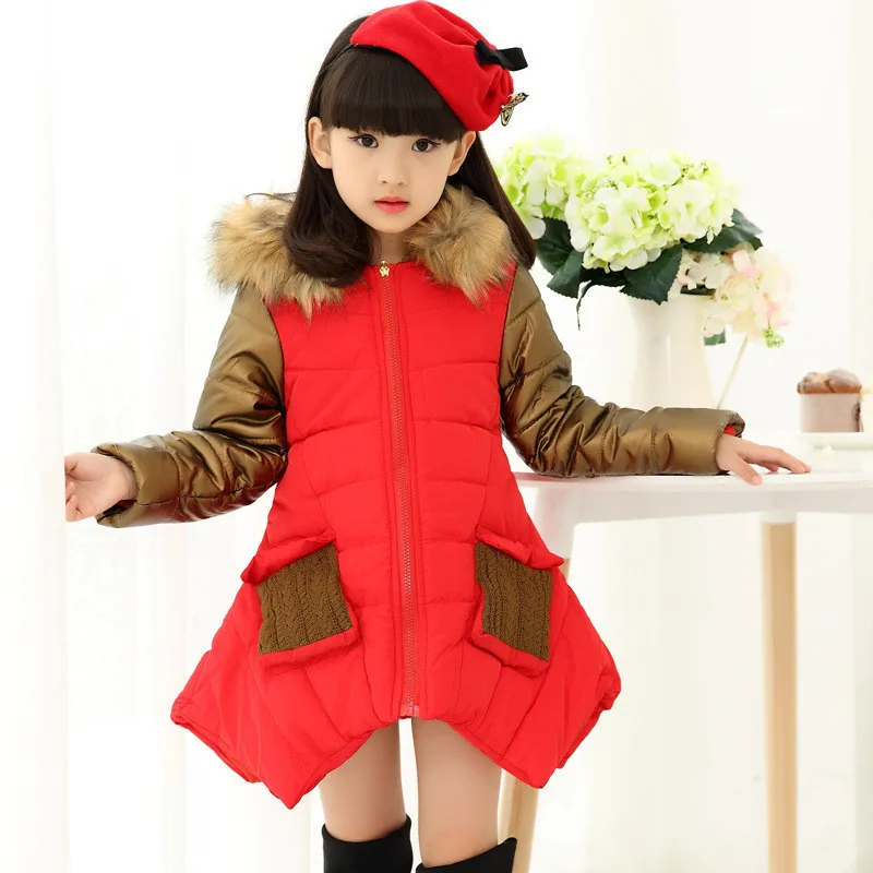 Winter Jackets for Girls Children Outerwear Hooded Thick Cotton Hooded Jacket Kids Pockets Warm Wear Parka Fashion Winter Coats 
Winter Jackets for Girls Children Outerwear Hooded Thick Cotton Hooded Jacket Kids Pockets Warm Wear Parka Fashion Winter Coats