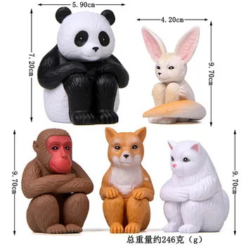 5Pcs/Lot 2020 Creative Panda Monkey Rabbit Fairy Garden Miniatures DIY Ornament Decoration Crafts Figurines Micro landscape 
5Pcs/Lot 2020 Creative Panda Monkey Rabbit Fairy Garden Miniatures DIY Ornament Decoration Crafts Figurines Micro landscape