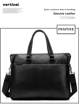 Fashion Retro Genuine Cow Leather Briefcase Waterproof Fabric Male Shoulder Bag Large Capacity Design Business Men's Handbag
Fashion Retro Genuine Cow Leather Briefcase Waterproof Fabric Male Shoulder Bag Large Capacity Design Business Men's Handbag