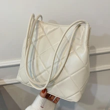 Women's Bag 2021 New All-match Shoulder Bag Female Bag Large-capacity Retro High-end Fashion Diamond Bucket Bag Women Handbags 
Women's Bag 2021 New All-match Shoulder Bag Female Bag Large-capacity Retro High-end Fashion Diamond Bucket Bag Women Handbags