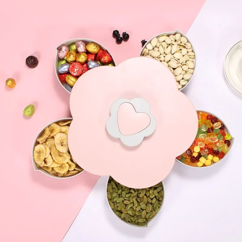 Creative Blossoming of Maximo Oliveros Rotating Fruit Box Home Living Room Dried Fruit Tray Seperated Snacks Storage Box New Yea
Creative Blossoming of Maximo Oliveros Rotating Fruit Box Home Living Room Dried Fruit Tray Seperated Snacks Storage Box New Yea