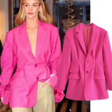 Jenny&Dave Women Blazers Ins Fashion Blogger Vintage Pleating Collect Waist Casual Blazer Women Blazer Mujer 2021 And Jackets
Jenny&Dave Women Blazers Ins Fashion Blogger Vintage Pleating Collect Waist Casual Blazer Women Blazer Mujer 2021 And Jackets