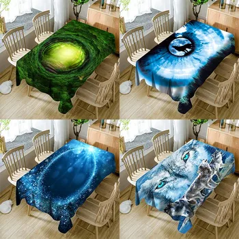 3D flower polyester printed tablecloth
3D flower polyester printed tablecloth