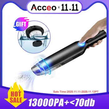 Acceo Wireless Car Vacuum Cleaner Handheld Mini Auto Vacuum Cleaner Robot 13000PA Portable For Car Interior & Home & Computer 
Acceo Wireless Car Vacuum Cleaner Handheld Mini Auto Vacuum Cleaner Robot 13000PA Portable For Car Interior & Home & Computer