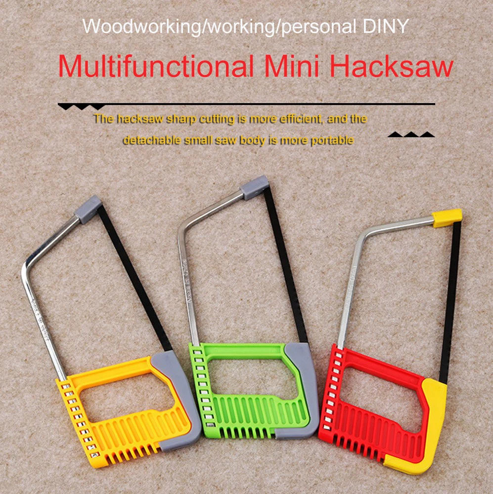 Multi-function Mini Hacksaw Is Suitable for Small Jacquard Metal Processing Plastic Processing Aluminium Alloy Frame Saw
Multi-function Mini Hacksaw Is Suitable for Small Jacquard Metal Processing Plastic Processing Aluminium Alloy Frame Saw