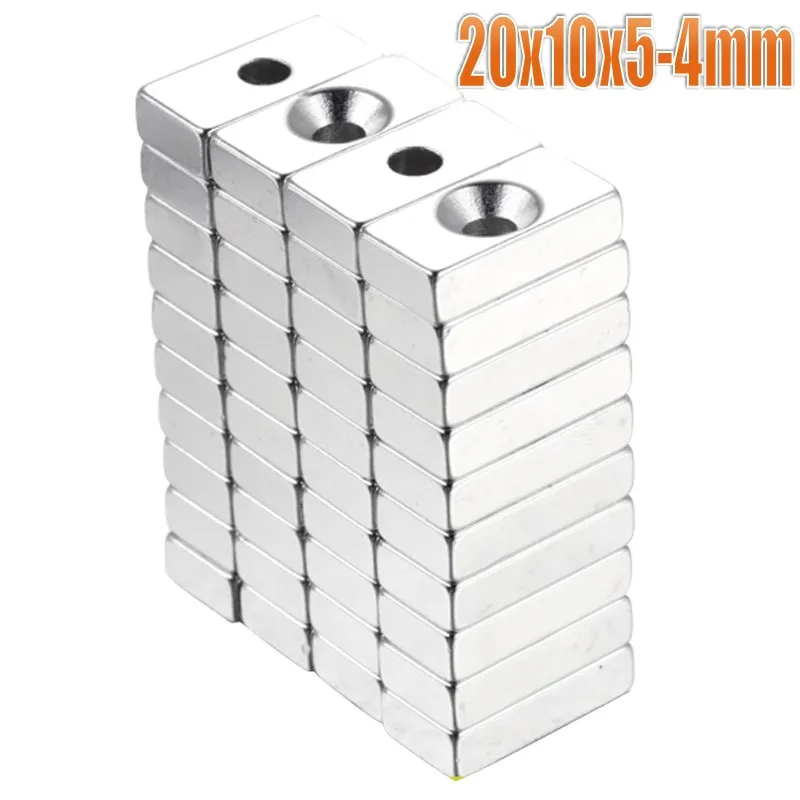 5~100Pcs N35 Rectangular magnet F 20x10x5 mm hole 4 mm Super Strong Neodymium magnet 20*10*5 mm NdFeB magnet 20x10x5mm
5~100Pcs N35 Rectangular magnet F 20x10x5 mm hole 4 mm Super Strong Neodymium magnet 20*10*5 mm NdFeB magnet 20x10x5mm