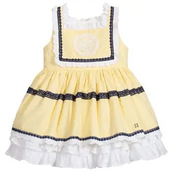 Baby Girls Summer Vintage Spanish Bow Princess Dress Yellow Casual Dress for Baby Girls
Baby Girls Summer Vintage Spanish Bow Princess Dress Yellow Casual Dress for Baby Girls