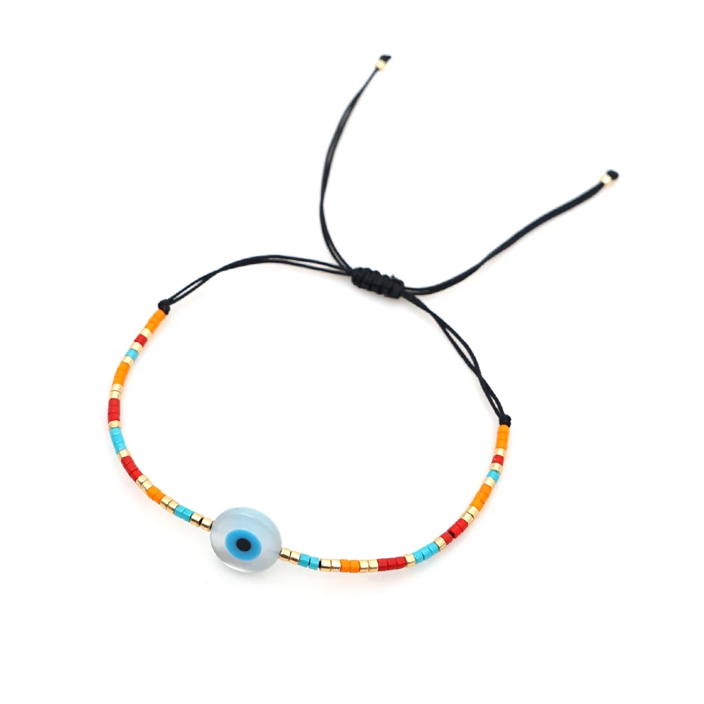 Go2Boho Blue Evil Eye Bracelet Color Mixing Miyuki Seed Beads Adjustable Thin Charm Bracelets for Women Girls Jewelry Gifts
Go2Boho Blue Evil Eye Bracelet Color Mixing Miyuki Seed Beads Adjustable Thin Charm Bracelets for Women Girls Jewelry Gifts