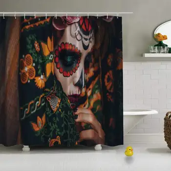 Closeup Portrait Calavera Catrina Young Woman Photo Waterproof Shower Curtain for Bath Tub,79''L x 72''W
Closeup Portrait Calavera Catrina Young Woman Photo Waterproof Shower Curtain for Bath Tub,79''L x 72''W