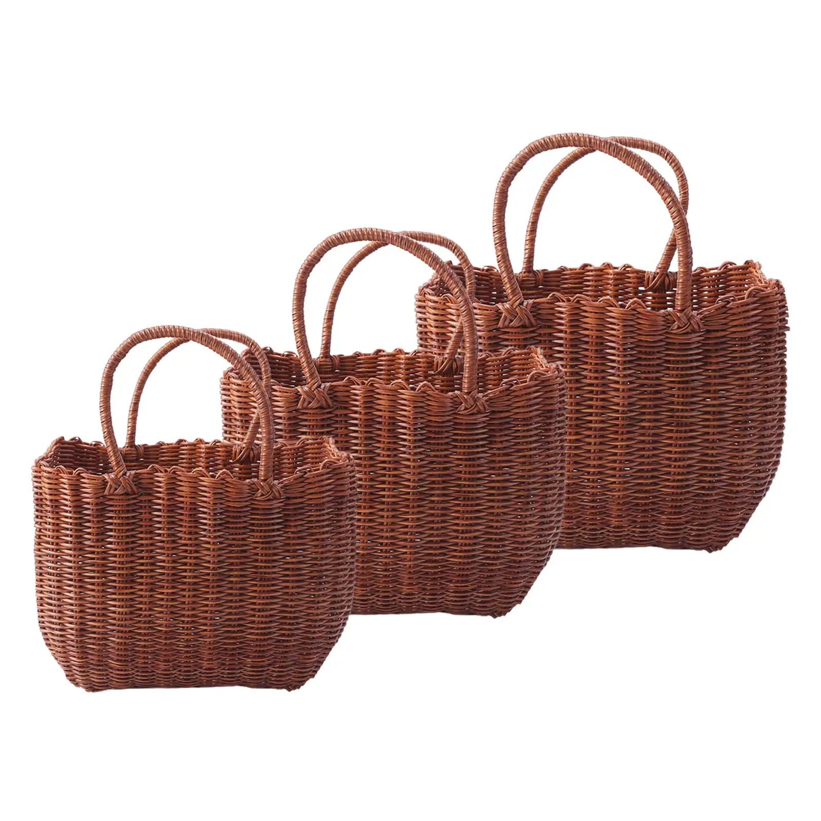 Woven Picnic Handmade Plastic Basket With Handle Natural Woven Storage Organizer Blanket Rattan for Grocery Shopping
Woven Picnic Handmade Plastic Basket With Handle Natural Woven Storage Organizer Blanket Rattan for Grocery Shopping