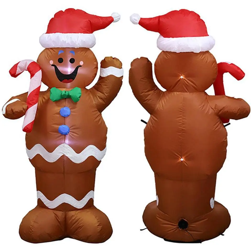 Christmas Garden Decoration 1.5m Gingerbread Man Inflatable Snowman Set Brown Model Christmas, Party
Christmas Garden Decoration 1.5m Gingerbread Man Inflatable Snowman Set Brown Model Christmas, Party