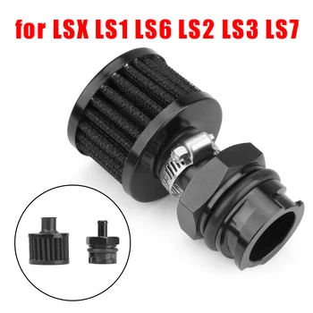 

Black Billet Valve Cover Oil Cap Breather Fitting AN10+ Filter Durable CNC Aluminum Car Accessory For LSX LS1 LS6 LS2 LS3 LS7