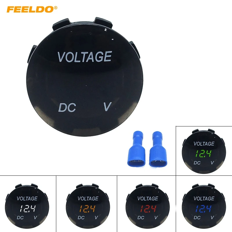 1PC Waterproof 5-Color LED Digital Display Voltmeter Socket For Auto Motorcycle Car Round Panel Voltage Meter Gauge Tester
1PC Waterproof 5-Color LED Digital Display Voltmeter Socket For Auto Motorcycle Car Round Panel Voltage Meter Gauge Tester