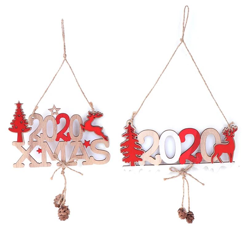 home decoration 3d 2020 xmas christmas tree hanging ornament