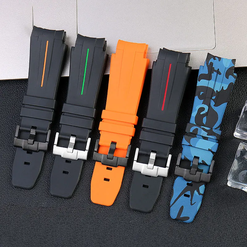 Arc mouth silicone watchband 20mm 21mm 22mm for Rolex Water Ghost King watch strap ancon yacht Mingshi series silicone wristband
Arc mouth silicone watchband 20mm 21mm 22mm for Rolex Water Ghost King watch strap ancon yacht Mingshi series silicone wristband