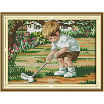 Joy Sunday The Future Of Golf Counted Patterns Print On Canvas Cross Stitch Embroidery Needlework Set DIY Handicraft Home Decor
Joy Sunday The Future Of Golf Counted Patterns Print On Canvas Cross Stitch Embroidery Needlework Set DIY Handicraft Home Decor