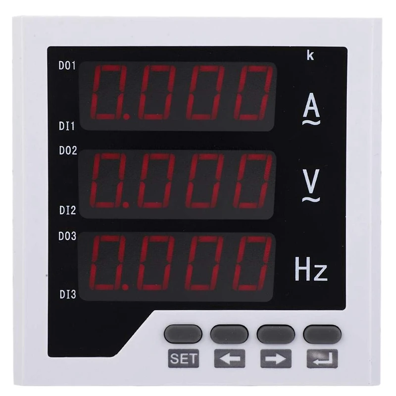 Meter DDM-AVF96 Single Phase Meter Current Voltage Frequency Combined Meter 220VAC Voltage Meter
Meter DDM-AVF96 Single Phase Meter Current Voltage Frequency Combined Meter 220VAC Voltage Meter