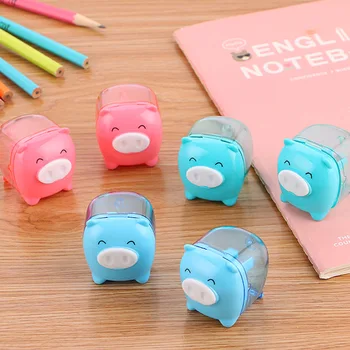 1PC kawaii cute mini pig shape manual pencil sharpener learning stationery and creative student prizes
1PC kawaii cute mini pig shape manual pencil sharpener learning stationery and creative student prizes