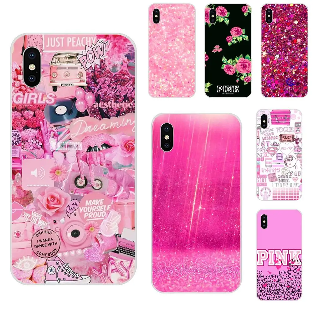 

Love Pink Girly Soft Accessories Case For Galaxy J1 J2 J3 J330 J4 J5 J6 J7 J730 J8 2015 2016 2017 2018 mini Pro