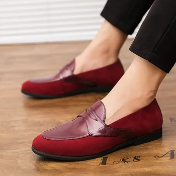 2020 New Autumn Dress Shoes Men Leather Stitching Shoes British Style Male Fashion Gentleman Business Formal Shoes Leather Shoes
2020 New Autumn Dress Shoes Men Leather Stitching Shoes British Style Male Fashion Gentleman Business Formal Shoes Leather Shoes