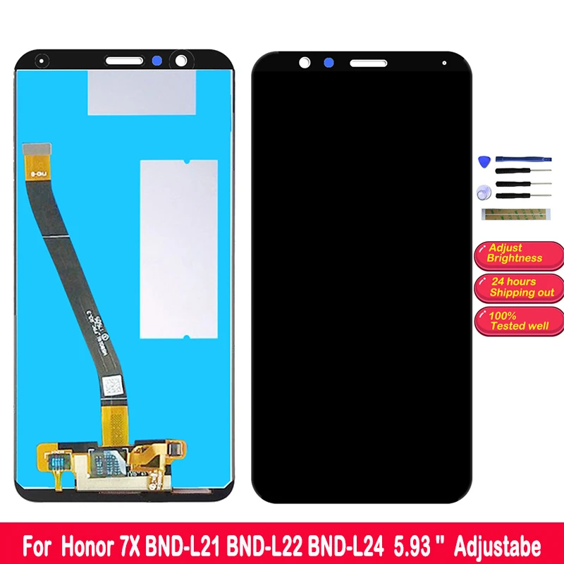 SZMUGUAN IPS 5.93" LCD For Huawei Honor 7X LCD Display Touch screen Digitizer Assembly Replacement BND-L21 BND-L22 BND-L24
SZMUGUAN IPS 5.93" LCD For Huawei Honor 7X LCD Display Touch screen Digitizer Assembly Replacement BND-L21 BND-L22 BND-L24