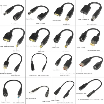 Universal Dc Power Adapter Connector Laptop Charger Cable Cord Dc Jack Converter for Hp Dell Lenovo Asus Notebook Power Supply
Universal Dc Power Adapter Connector Laptop Charger Cable Cord Dc Jack Converter for Hp Dell Lenovo Asus Notebook Power Supply