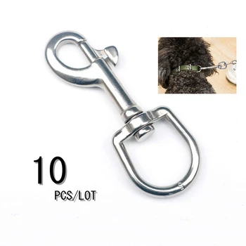 10Pcs Swivel Single Headed Hooks Silver Spring Snap 316 Stainless Steel Quick Link Hook Carabiner Pet Chains 65/70/80/90/100/120
10Pcs Swivel Single Headed Hooks Silver Spring Snap 316 Stainless Steel Quick Link Hook Carabiner Pet Chains 65/70/80/90/100/120