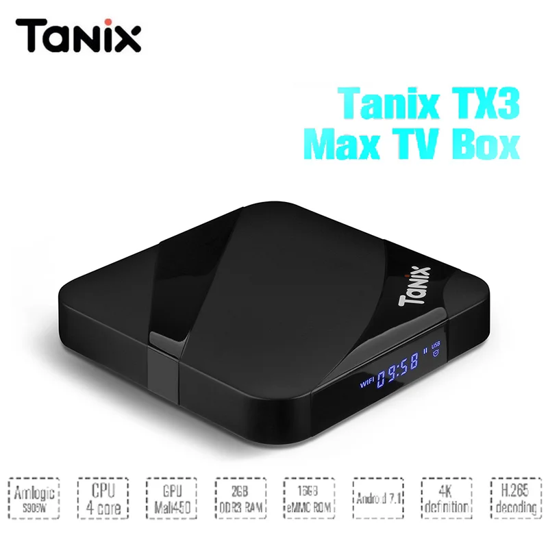 Clearance Tanix TX3 Max TV Box Android 7.1 Amlogic S905W With New ALICE UX 2GB+16GB Set Top Box 2.4G Wifi Bluetooth Media Player
Clearance Tanix TX3 Max TV Box Android 7.1 Amlogic S905W With New ALICE UX 2GB+16GB Set Top Box 2.4G Wifi Bluetooth Media Player