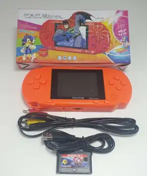 PXPGame Player 16bit Handheld Game Console 3.0 inch SUP 16bit sega MD2 plug-in card video-game-console External AV TV
PXPGame Player 16bit Handheld Game Console 3.0 inch SUP 16bit sega MD2 plug-in card video-game-console External AV TV
