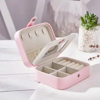 New PU Leather Jewelry Gift Box Ring Necklace Earrings Storage Case Leather Jewellery Organizer For Girlfriend
New PU Leather Jewelry Gift Box Ring Necklace Earrings Storage Case Leather Jewellery Organizer For Girlfriend