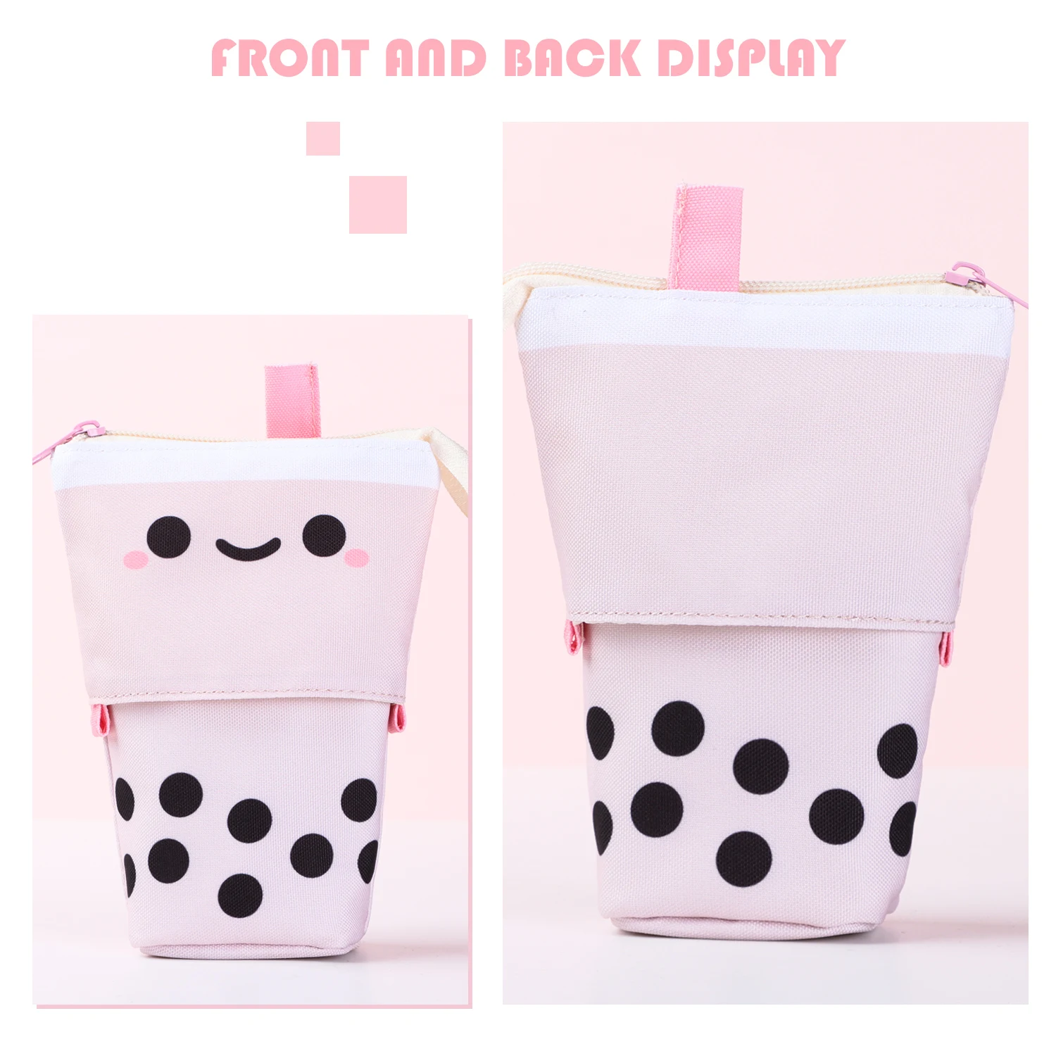 Shop Generic 3 Types Cute Boba Milk Tea Telescopic Pen Bag Pen Pencil