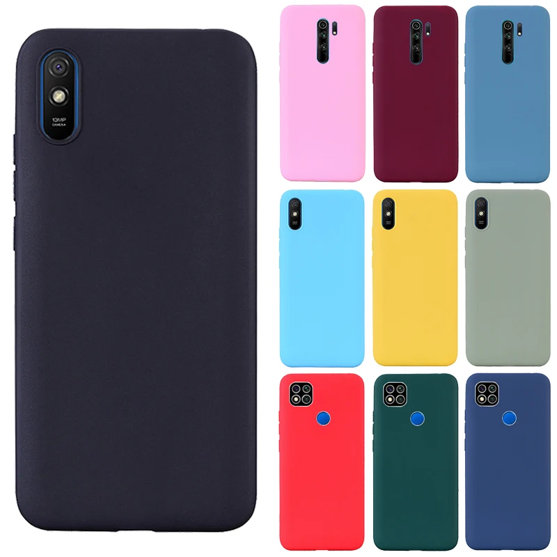 For Xiaomi Redmi 9A Case Soft Cover Silicon TPU 9C NFC Phone Xiomi 9 A A9 Redmi9 Silicone | Мобильные телефоны и
