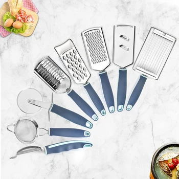 2020 New 8 Piece Grater Pizza Sliced Melon Planer Kitchen Set Stainless Steel Slice Planer Colander Household Kitchen Gadgets
2020 New 8 Piece Grater Pizza Sliced Melon Planer Kitchen Set Stainless Steel Slice Planer Colander Household Kitchen Gadgets