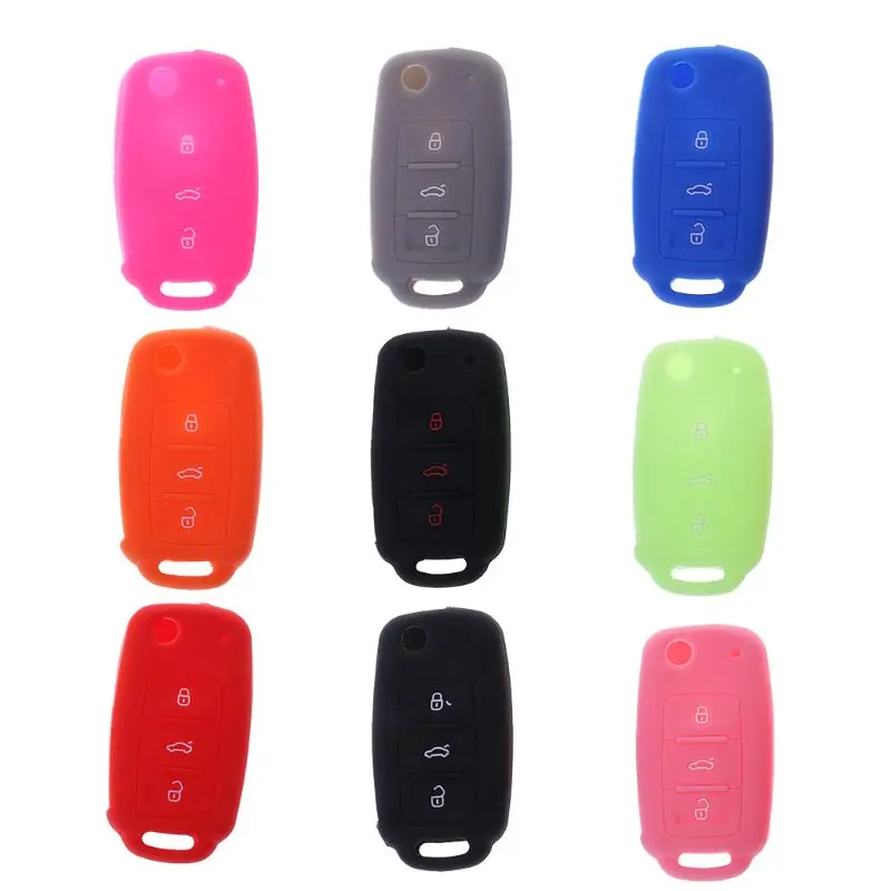 3 Button Silicone Key Protector Cover Car Key Case for Golf Yeti Superb Rapid Octavia for SEAT Leon Ibiza
3 Button Silicone Key Protector Cover Car Key Case for Golf Yeti Superb Rapid Octavia for SEAT Leon Ibiza
