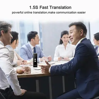 T8 Portable Mini Wireless Smart Translator 40 Languages Voice Reeal Multi-Language Bluetooth Two-Way Time Instant APP Trans C6J1
T8 Portable Mini Wireless Smart Translator 40 Languages Voice Reeal Multi-Language Bluetooth Two-Way Time Instant APP Trans C6J1