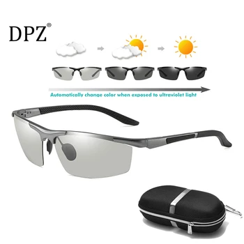 Aluminum Magnesium Photochromic Polarized Sunglasses Men Chameleon Driving 2020 Goggles Anti-glare Sun Glasses UV400 zonnebril
Aluminum Magnesium Photochromic Polarized Sunglasses Men Chameleon Driving 2020 Goggles Anti-glare Sun Glasses UV400 zonnebril