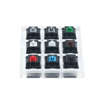 Mechanical Keyboard Keypad Tester Set Transparent Keycap 9-Axis Frame Test Kit Set for Cherry MX
Mechanical Keyboard Keypad Tester Set Transparent Keycap 9-Axis Frame Test Kit Set for Cherry MX